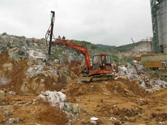 贵州大方土石方工程（斗山5.5吨旧挖机改装）